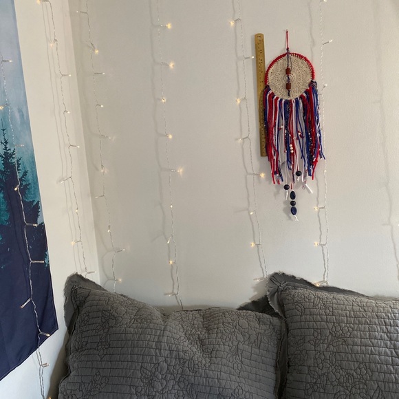 Red white and blue dream catcher 5” - Picture 4 of 5